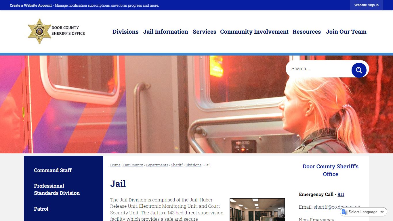 Jail | Door County, WI